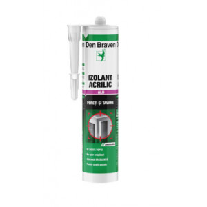 Silicon acrilic alb Den Braven