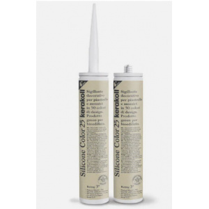 Silicon sanitar Crem 25 310ml SILICONE COLOR KERAKOLL - Img 1