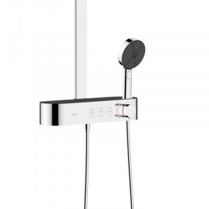 Sistem de dus Hansgrohe Pulsify S 260 2jet , cu baterie termostatata ShowerTablet Select 400, crom HAN24240000 - Img 3
