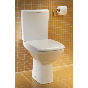 Vas WC cu rezervor și capac, 63 x 35 x 78,5 cm, alb, Carina 543 K31-060, Cersanit
