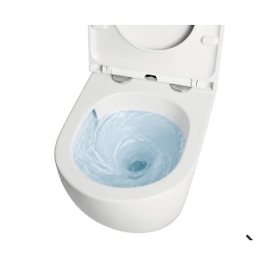 Vas WC stativ Beauty Anahita, alb, Tornado, evacuare orizontala, 63 x 38,5 x 81,5 cm, rezervor si capac WC soft close incluse - Img 3