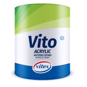Vopsea lavabila alba pentru exterior 3L Vitex VITO ACRILICA
