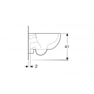 WC suspendat rimfree Geberit Selnova 49x36cm GEC500.377.01.2 - Img 5