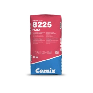 Adeziv flexibil pentru placi ceramice si piatra naturala 25 kg/sac 8225 FLEX Cemix