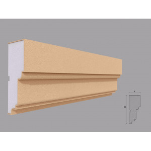 Ancadrament fereastra FP126 dimensiuni 140x56x2000mm - Img 1