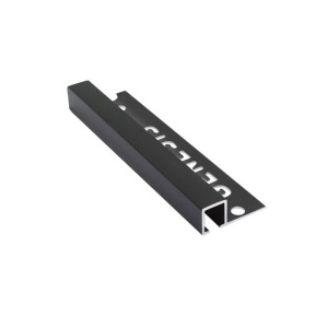 Bagheta patrata din aluminiu 12mm negru mat TDP120.17 lungime 2.5m