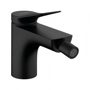 Baterie bideu Vivenis, cu ventil, negru mat 75200670 Hansgrohe - Img 1