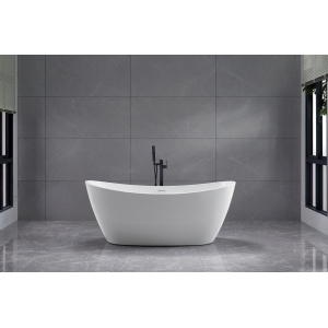Cada freestanding ovala, alba din acril, 170x80x68 cm, Elegance, Eweca