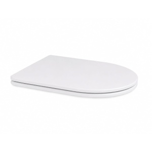 Capac WC Beauty alb, soft close, duroplast Anahita, 44,5 x 36,5 cm - Img 5