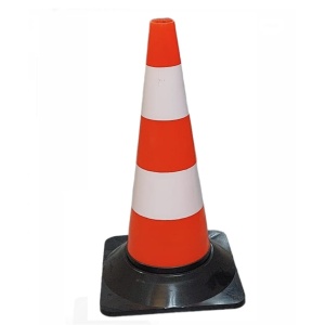 Con semnalizare portocaliu- alb 50 cm