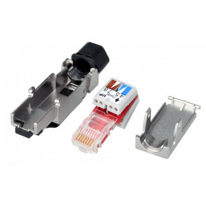 Conector IP20 RJ45G pentru cablu Ftp Cat.6a si Ftp Cat.7 - Img 2