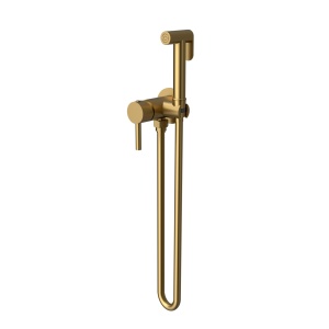 Dus igienic Slimmer Himark, brushed gold, corp incastrat inclus