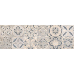 Faianta décor FREEDOM GRIS DÉCOR, baie/bucatarie, interior, multicolor 25x75cm