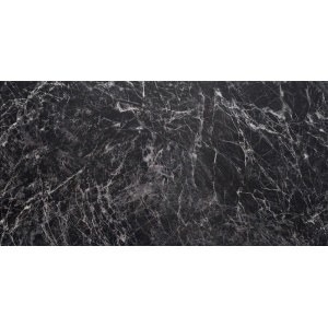 Faianta ELBA BLACK baie/bucatarie, interior, negru mat, tip marmura 60.8x30.8cm