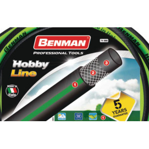 Furtun de gradina 1/2" de 25 ml Hobbyline 74989 Benman - Img 2
