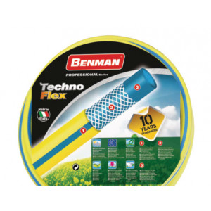 Furtun de gradina 1/2" de 25 ml Technoflex 77151 Benman - Img 1