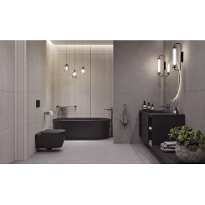 Gresie Convero Graphite Mat 59.8x119.8cm Paradyz - Img 2