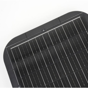 Lampa LED solara cu temperatura de culoare ajustabila, senzor, telecomanda si stalp 2.5m - Img 12