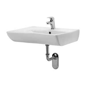 Lavoar suspendat Etiuda, destinat persoanelor cu dizabilitati 65 cm, alb Cersanit