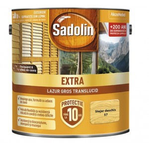 Lazura pentru lemn Sadolin extra stejar deschis 2.5L