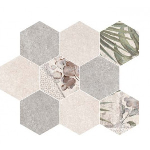 Mozaic EPOCA HEXAGON GREY 3183 30x30cm - Img 1