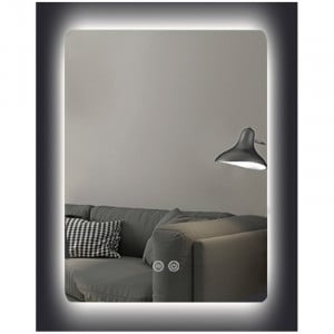 Oglinda Morris Ambient dreptunghiulara cu iluminare LED, 3 culori Fluminia - Img 1