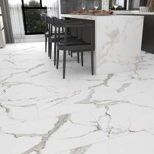 Pardoseala tip parchet SPC Stone ENNIKA CARRARA GRACE, 6.5 mm, 33, 1.86mp/pac - Img 2