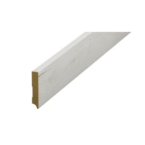 Plinta parchet Eiche weiss 57564 80th D6400 78x14x2400 Classen