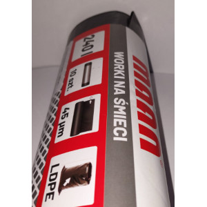 Saci constructii heavy duty 240litri / gr. 45 micoroni- 10bucati/set - Img 2