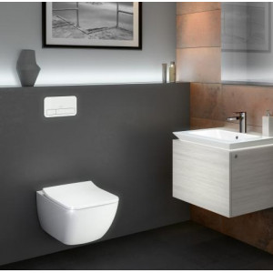 Vas wc suspendat direct flush patrat cu capac soft-close Venticello/Collaro 4626RS01 VILLEROY - Img 1