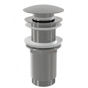 Ventil lavoar CLICK/CLACK 5/4" metalic fara preaplin dop mare A395 - Img 1