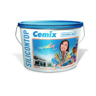 Vopsea lavabila de exterior cu silicon 4.5l/gal Cemix Silicontop