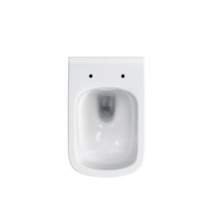 WC suspendat cu capac soft close si quick release, alb Virgo Cersanit S701-427 - Img 2