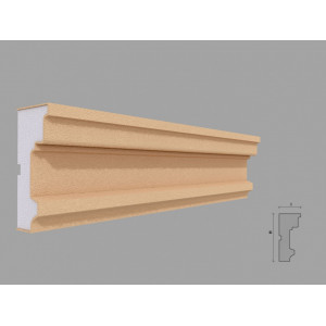 Ancadrament fereastra FP104 dimensiuni 110x50x2000mm - Img 1