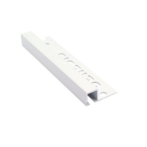 Bagheta patrata din aluminiu 10mm alb TDP100.01 lungime 2.5m