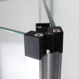 Cabina de dus patrata Recall cu usi pliabile, sticla 6 mm, 90 × 90 cm – Anahita - Img 3