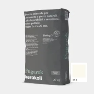 Chit de rosturi, gresie, piatra naturala alb KK2 pentru rost de 2-20mm Fugarok 20kg Kerakoll