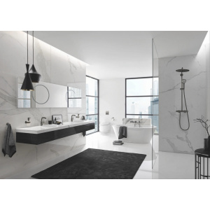 Coloana de dus Euphoria System 310 cu baterie termostatata, brushed hard graphite Grohe - Img 3