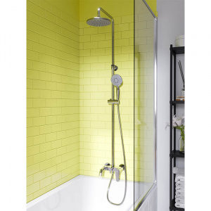 Coloana dus Algeocu baterie cada dus, crom NP78-BAG13U Ferro - Img 1