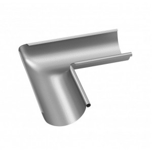 Coltar jgheab interior pentru sistem pluvial Wetterbest, aluzinc, lucios, D 150 mm