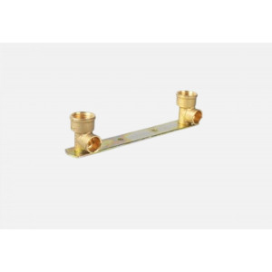 Cot perete cupru 15 mm x 1/2 filet interior dublu pentru baterie