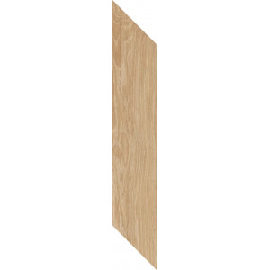 Decor Heartwood Honey Chevron Stanga 9.8 x 59.8, interior-exterior, tip parchet, rectificat, bej, Paradyz