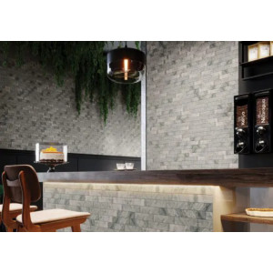 Faianta elevatie MATTONE PIETRA GRAFIT, interior/exterior, gri inchis-deschis mat, tip caramida 6.6X24.5cm  - Img 3