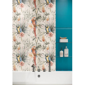 Faianta HAPPINESS AZURE, baie/bucatarie, interior, albastru mat 30x60cm - Img 2