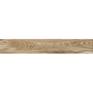 Gresie ROYAL PLACE WOOD 19x119.8cm, interior-exterior, tip lemn, rectificat, maro, Tubadzin