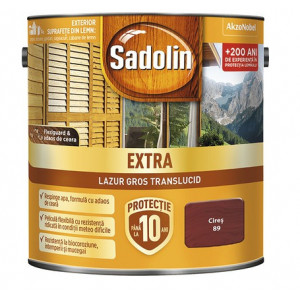 Lazura pentru lemn Sadolin extra cires 2.5L