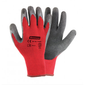 Manusi rosii latex marimea 9/ L - Img 1