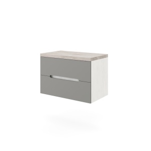 Mobilier baie cu blat Gri 80x46.5x113cm Iris Savini Due - Img 2