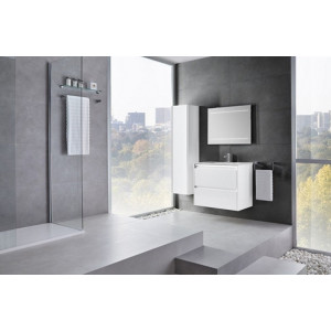Mobilier baie KLEA alb 2 sertare 78.5x45.5cm cu lavoar Klea 81x46cm GAL7928101 - Img 1