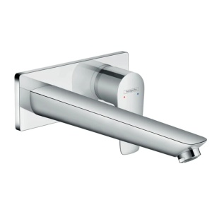 Ornament baterie lavoar perete crom TALIS E pipa 22.5cm Hansgrohe fara corp incastrat